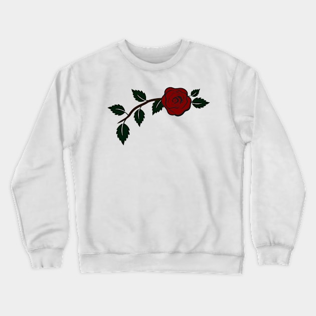 Rose Branch with flowers Crewneck Sweatshirt by ShirtyLife